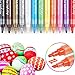 Produktbild Acrylfarben Stifte Marker, 12 Farben Acrylstifte Wasserfeste Permanent Steine Bemalen Stifte, Ideal für Kinder DIY Stift Glas Leinwand Ostereiern Holz Weihnachtskugeln Fotoalbum