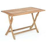 ROG garden-line TL8114: Teak Tisch Sunflower 120 x 75 cm, KLAPPBAR
