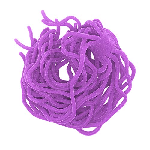 Samsfx Fly Tying Materials Squirmy Wormy Soft Worm Lures Flie Making Assorted Colors (Purple) #TOP6