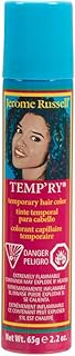 Jerome Russell Temp'ry Hair Color Spray, Burgundy, 2.2 Fluid Ounce