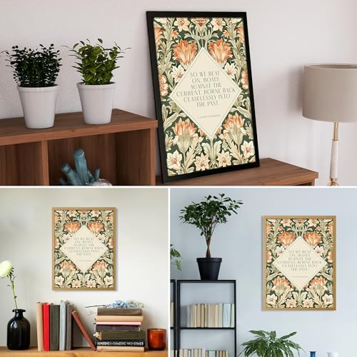 Affiche F. Scott Fitzgerald poésie murale rétro Wallbuddy - 5
