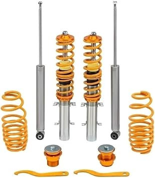 Coilovers Compatible For VW Golf MKIV MK4 1J1 Seat Leon 1M1 1.8T 1.9 TDi 2.3V5 Suspension Compatible For VW BEETLE 9C1, 1C1 FWD 01/1998-11/2010