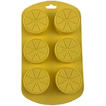 Orange Silicone Mold Fruit Mold 3D Lemon Fondant Mold Chocolate Candy Cupcake Dessert Candle Decoration Biscuit Sugar Baking Mold for Cake Ice Cream Model Fondant and Gumpaste Mold