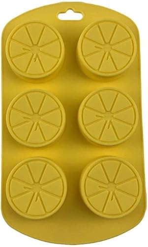 Orange Silicone Molds Fruit Shaped 3D Lemon Fondant Mold Cho