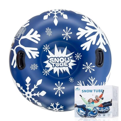 OUTSKIRT Snow Tube, 36'' Inflatable Snow Tubes Sleds for Kids