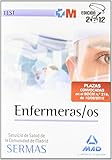  Test p.e. - enfermeras/os del servicio salud Madrid - sermas (Madrid (mad)) de Aa.Vv. (20 sep 2012) Tapa blanda