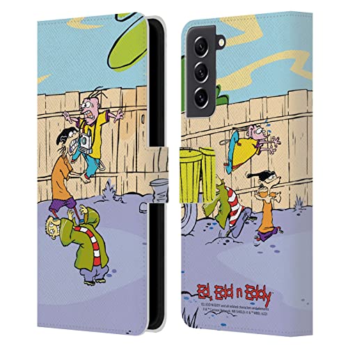 Étui Galaxy S21 FE Ed, Edd n Eddy | Protection portefeuille élégante en cuir