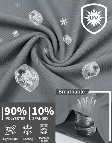 Camiseta de protección solar UPF50+ para hombre de manga larga ligera y secado rápido 5