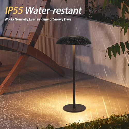 Lampe de table rechargeable LED pour l'extérieur et les repas - 5