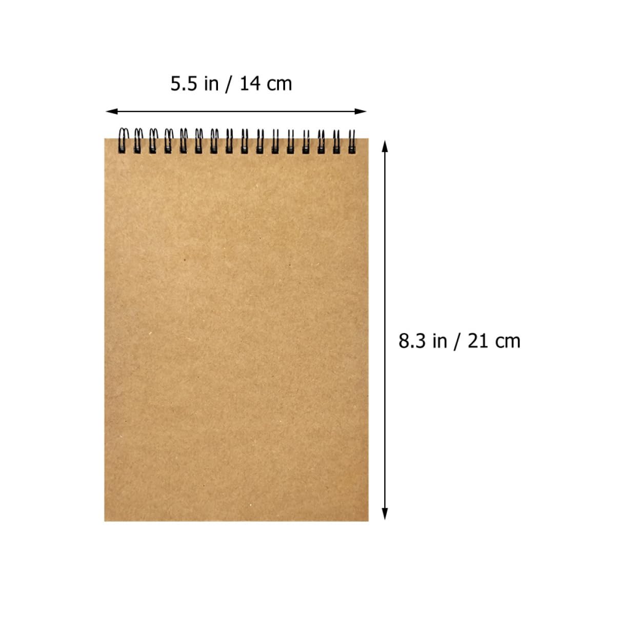 Spiralnotizbuch 4 Stück-pack A5 Papier für Zeitplanung und Tagebuch