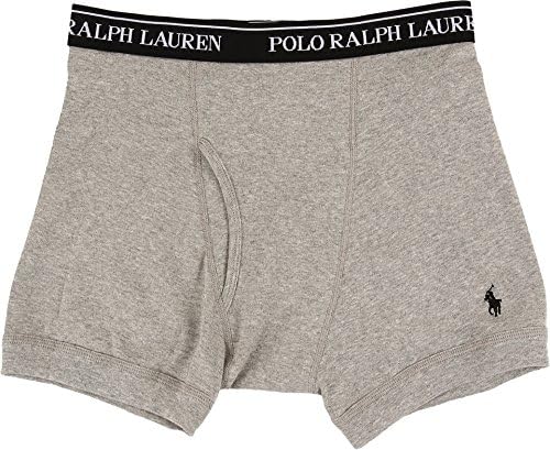Polo Ralph Lauren Classic Cotton Boxer Brief 3-Pack, L, Black/Red /  Grey,Black / Red / Grey : Amazon.sg: Fashion