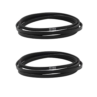WE12M29 Dryer Drum Drive Belt Replacement for WE12M22, 137292700, WE120122, WE12M0022, AP4565702, PS3408299, 134163500 Compatible with GE/Hotpoint - 2 Pack