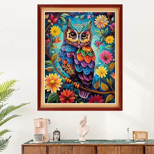 Image of Funart Stamped Cross Stitch Kits for Beginners Full Range of Cross Stitching Preprinted Embroidery Kits for Adults, 11CT Embroidery Pattern Needlepoint Kits- (ArtColors42)