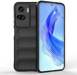 GRABIST Premium Protection Back Case Compatible with Honor 90 lite Magic Shield Shockproof Case with Camera Protection for Honor 90 lite 5g (Black)