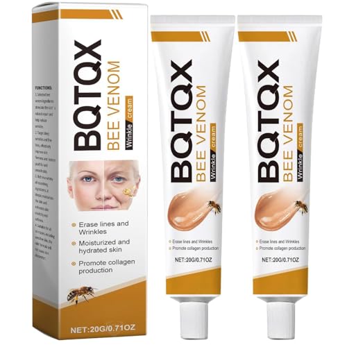 2PCS Bee Venom Cream,Bee Venom Wrinkle Removal Cream,Anti-Aging Face for All Skin Type
