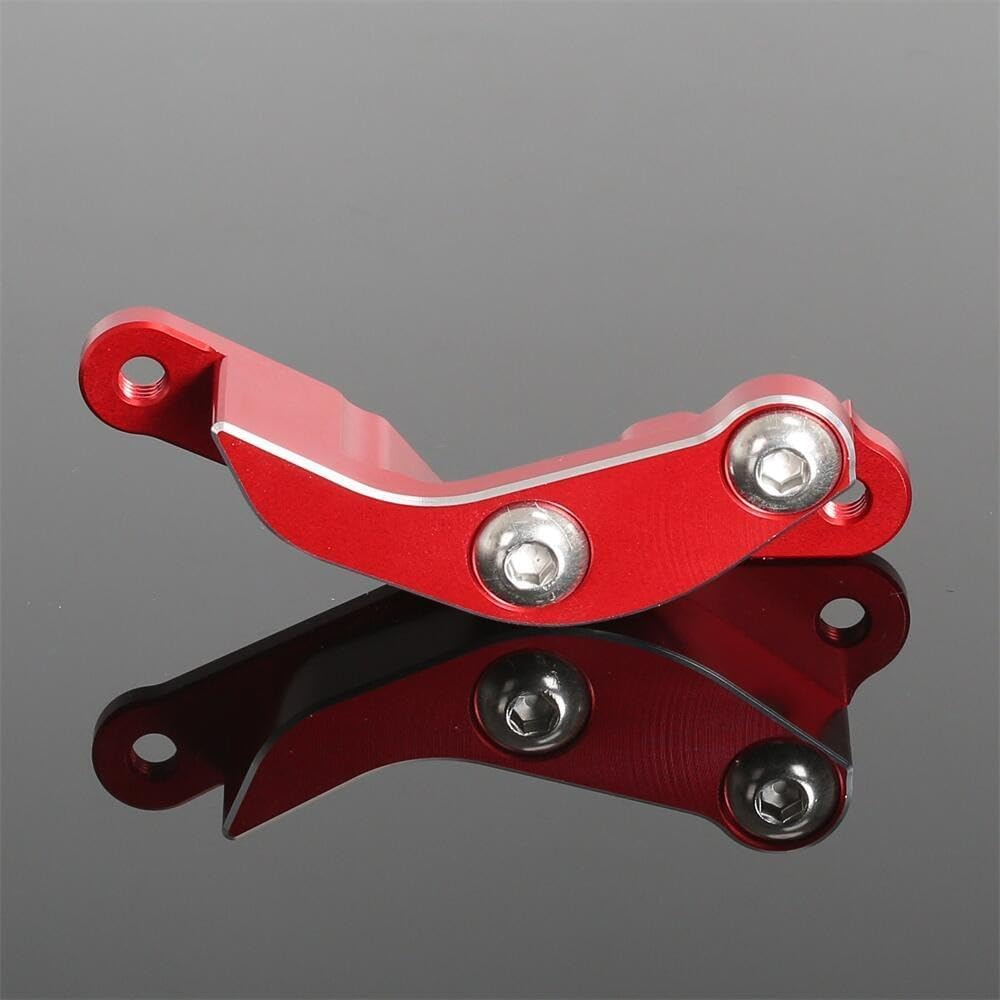 Monkey125 Front Brake Caliper Bracket Fit Brembo P4 Compatible with Monkey 125 2018-2024 CNC Motorcycle Accessories Caliper Support (Red)