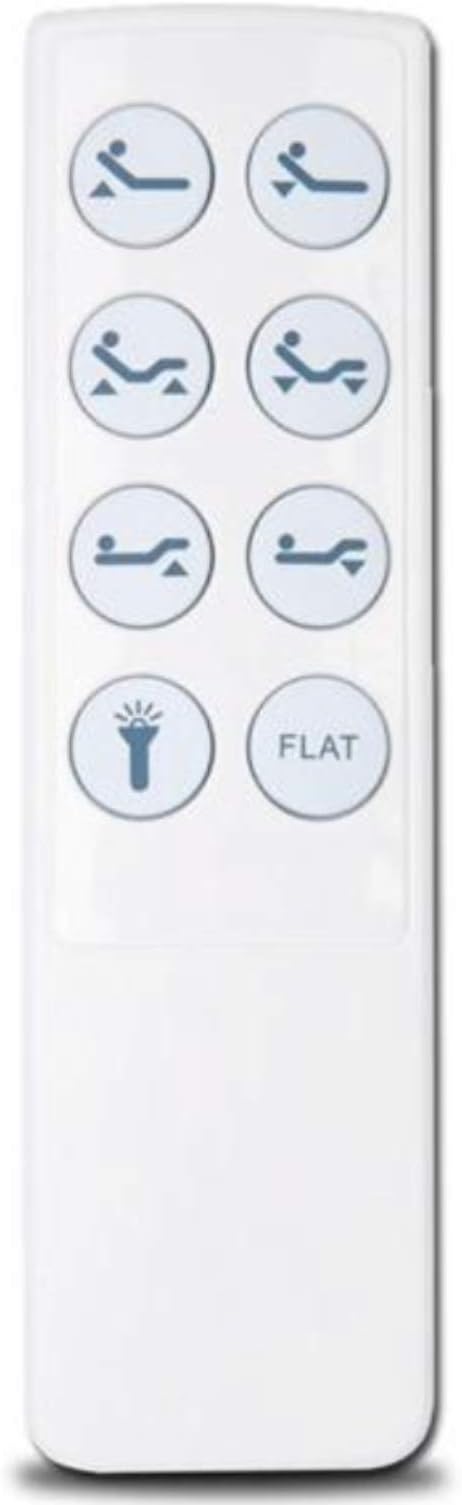 Leggett and Platt White Raven Replacement Remote Control for Adjustable Bed