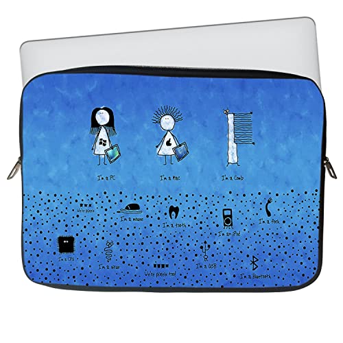 Image of Theskinmantra Chain Laptop Sleeve Bag Compatible with Laptop /Macbooks /Chrombook /Notebook /Zbook