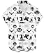 Gwnnb Halloween Shirts for Men Short Sleeve Bowling Casual Button Down Beach Shirts
