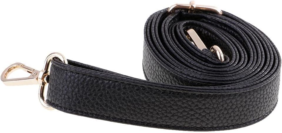 CALANDIS™ Adjustable PU Leather Bag Strap Replacement Handle Holder Shoulder Bag Strap Black | Handbag Accessories | Womens Handbags & Bags