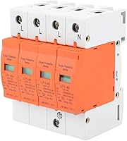 Vista 5 de Oumefar 4 Pole AC 420V House Protector 40KA dispositivo de pararrayos de baja tensión Dispositivo de carril DIN