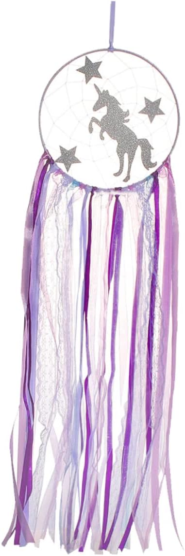 Cabilock 1pc Dreamcatcher Pendant Hanging Decor for Home and Parties Chic Violet Dreamcatcher Wall Decoration for Festivals and Photo Props