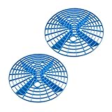 Gasedin 2 PCS Car Wash Bucket Insert, Car Wash Grit Filter Dirt Trap Fits 12 Inches Diameter Bucket, Insert for Automotive Detailing and Cleaning, Car Accessories (Blue)