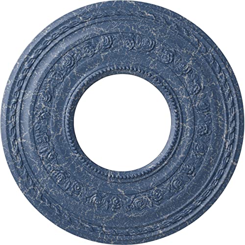 Ekena Millwork CM29ATAMC 29 3/8"OD X 11 5/8"ID X 1 1/8"P Anthony Ceiling Medallion Fits Canopies Up to 11 5/8", Americana Crackle