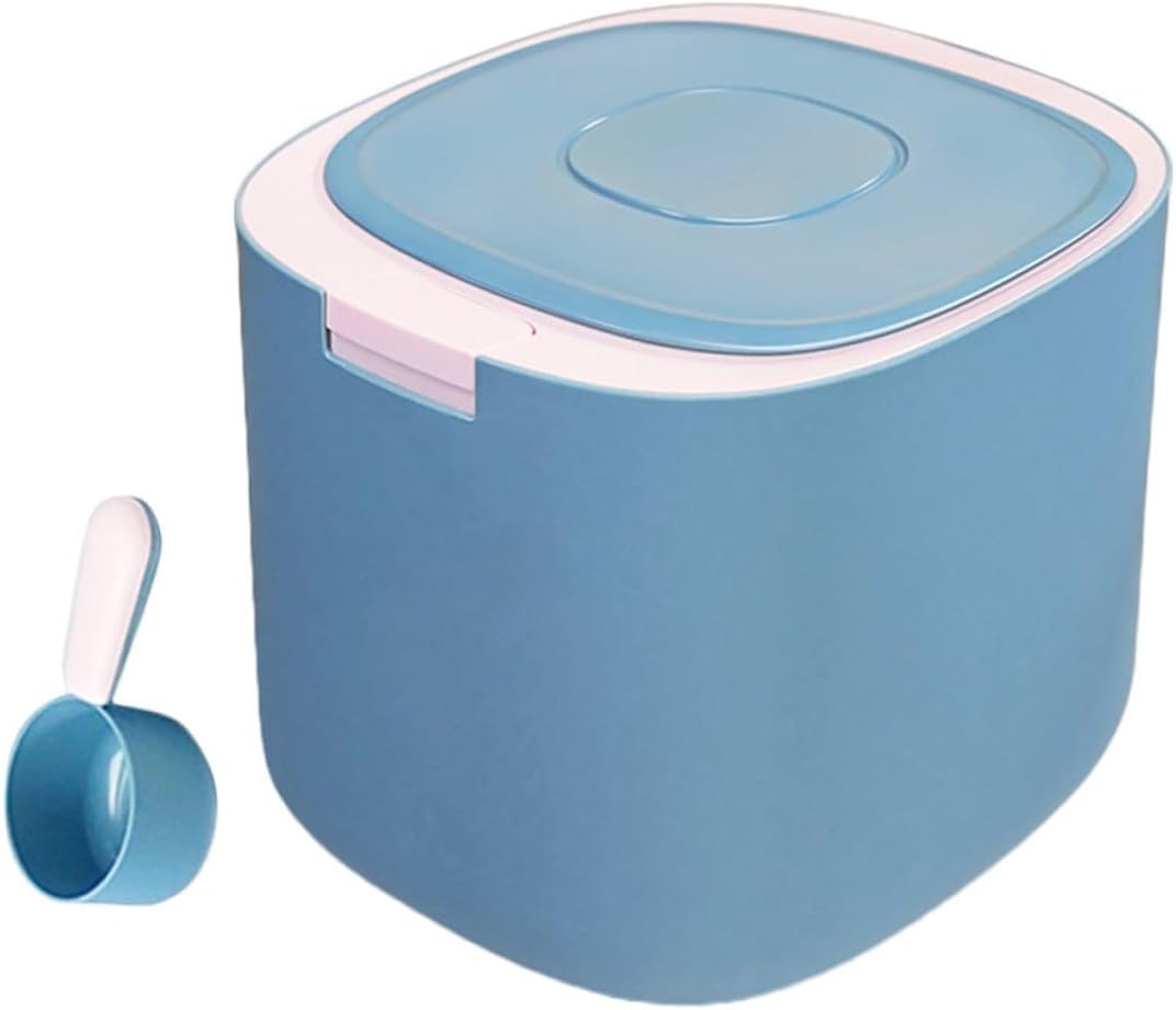 11l Sealed Pet Food Storage Bucket, Airtight Cat and Dog Food Container with Moisture-proof Lid, Sturdy Grain Holder for Home and Travel Use