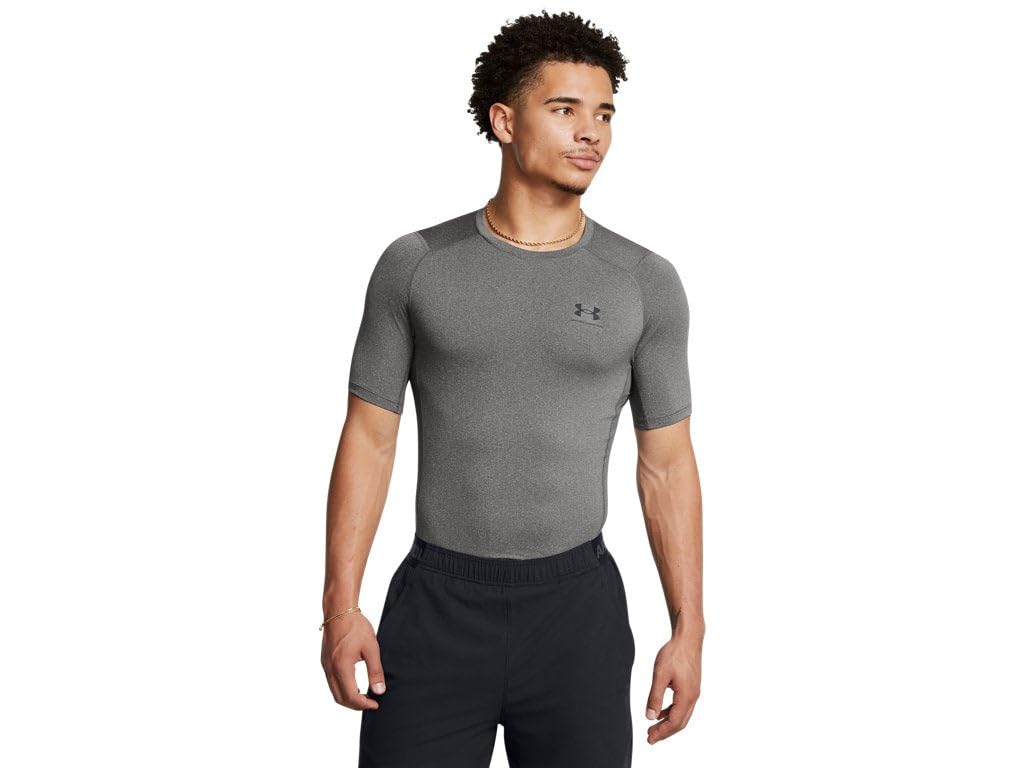 Under Armour - Mens Hg Armour Comp T-Shirt, Color Carbon (091), Size: X-Large
