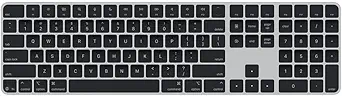 Apple Magic Keyboard with Touch ID and Numeric Keypad for Mac Models with Apple Silicon - US English - Black Keys