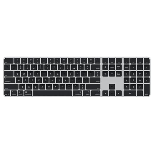 Magic Keyboard with Touch ID and Numeric Keypad for Mac Models with Apple Silicon - US English - Black Keys