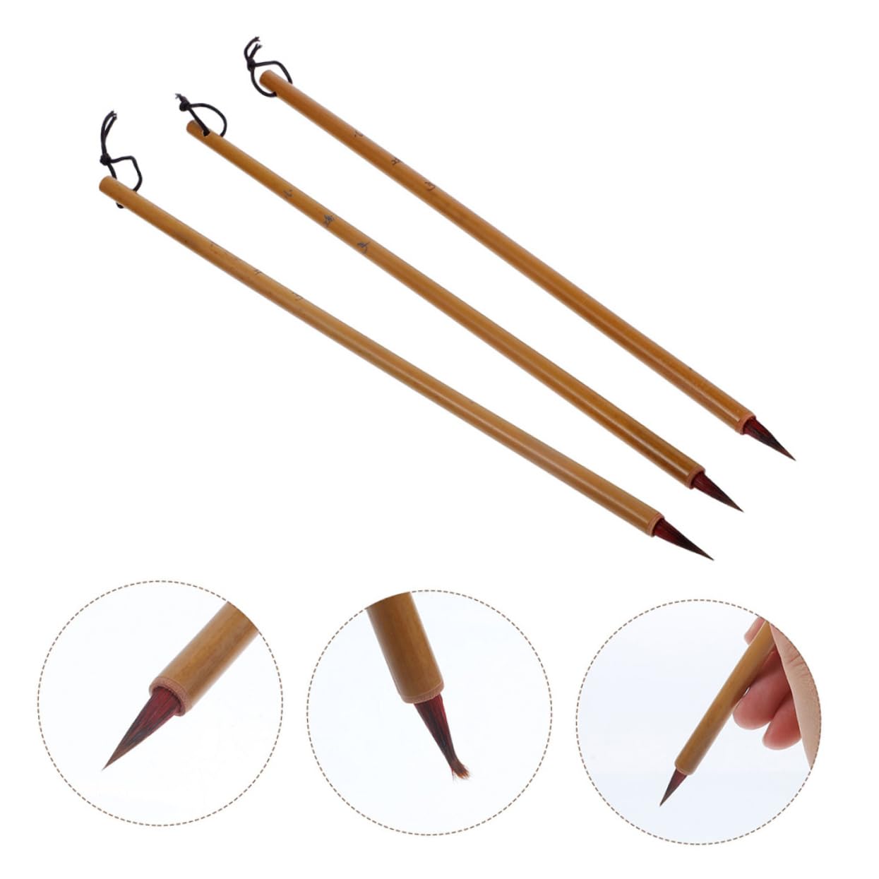 DOITOOL 5 Ensembles Pinceaux De Chinoise Outils Traditionnels Pour Écriture Et Pratique Pour Débutants Et Artistes 4 Pièces * 5