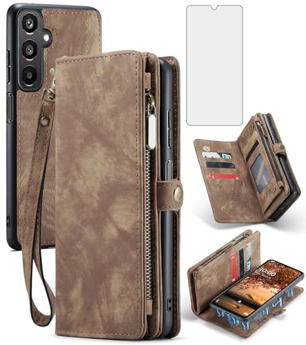 Housse Samsung Galaxy A16 5G portefeuille zippé pour sorties libres sans sac