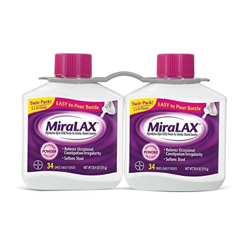 MiraLAX Supplement Powder For Bloating, 40.8 Ounce Cover