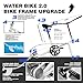 Spatium Fishing Water Bikes 2.0,Pedal Drive Water Bike Inflatable Float Adults & Youth Fishing/Cruise on Water More Stable+Mat Dark Blue Water Bikes for Lake