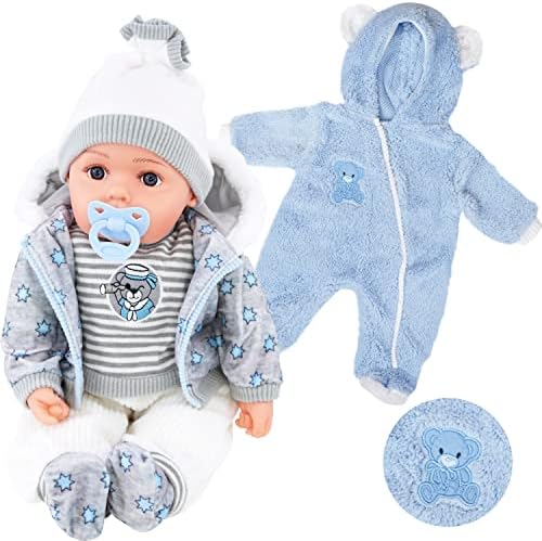 Bibi Doll - 20" Lifelike Large Size Soft Bodied Baby Doll Girls Boys Toy With Dummy & Sounds (Neon Pink)