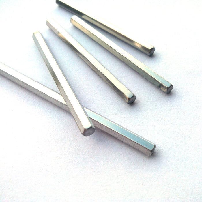 2pcs 50/100/150mm Stainless Steel Hexagonal Drive ShaftCar Gear 3.5mm