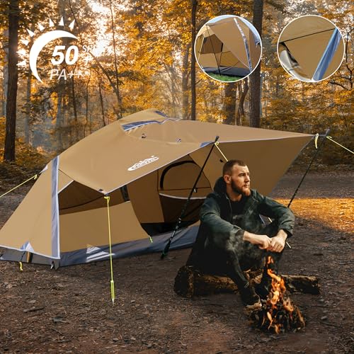 Carpa impermeable y resistente al viento para 1 persona miniatura 5