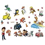 ● Dimensión: Pegatinas decorativas pared patrulla canina 2 hojas con formato de 40cm x 60cm.