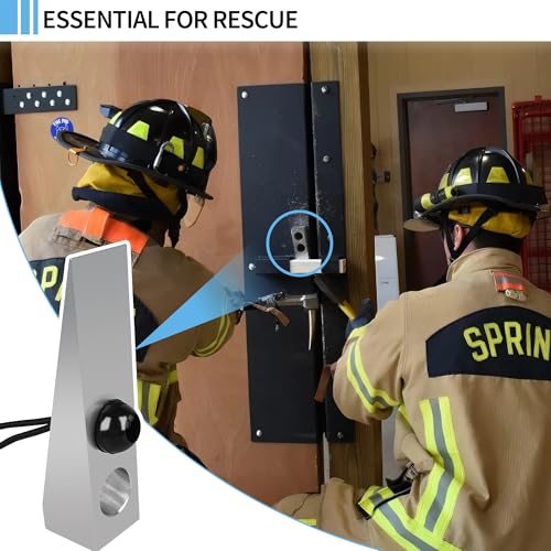 Firefighter Wedge Compatible with Halligan FuBar Tool, Forced Entry Aluminum Wedge Replacement for Halligan Entry Tool, Firefighter Tool Replacement, Multifunctional Aluminum Tool For Firefighter
