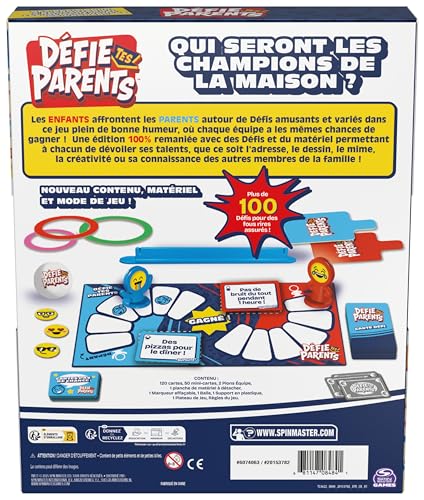 Jeu de stratégie Spin Master Games Défie tes parents - vue 10