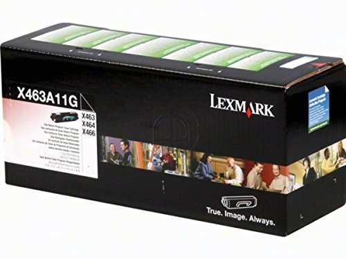 Toner black Lexmark X 464 DE impression de rapports 3500 pages - 3