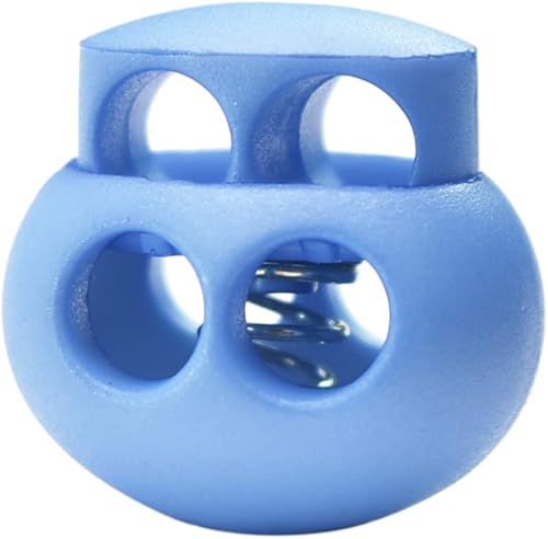 Vista 35 de Paquete de 10 cierres de cordón de resorte elástico, tapón deslizante de palanca de plástico para clip de cuerda de paracaídas, cordón elástico