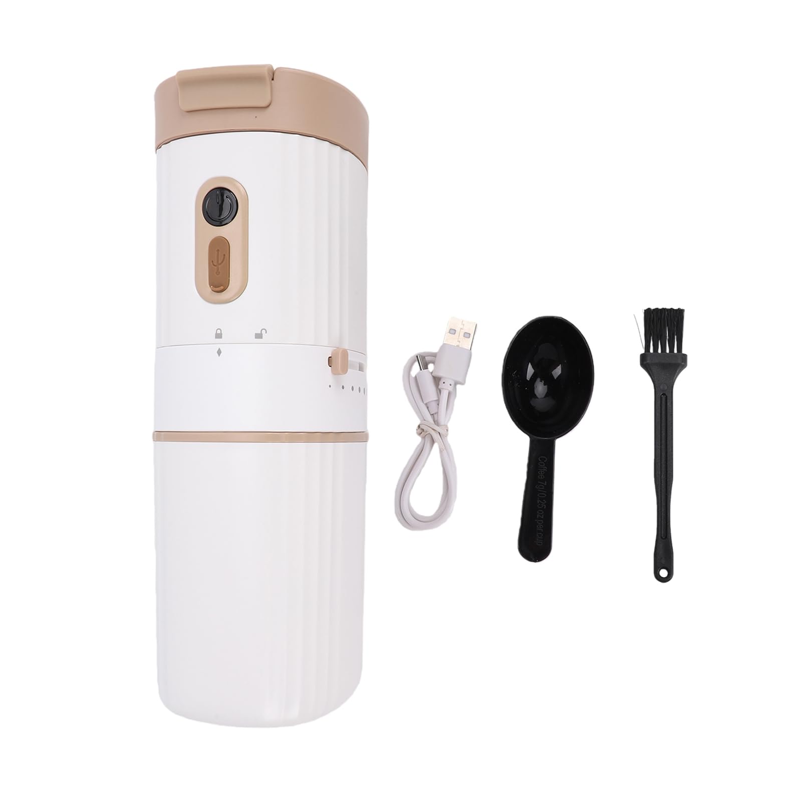 Naroote Molinillo de café Eléctrico de Mano Recargable de 400 Ml