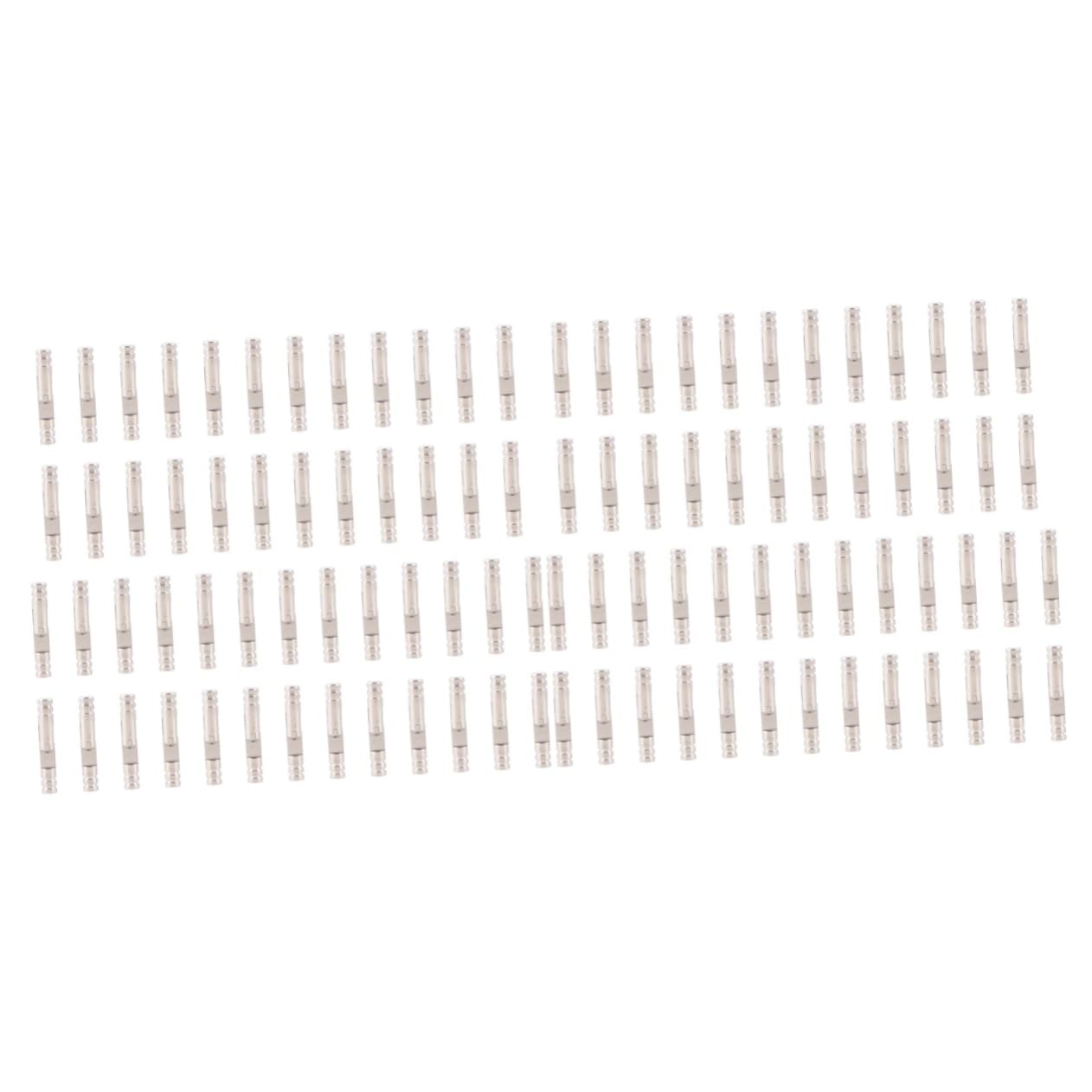 Mikikit 2sets Heavy Duty Box Hinges Spring Cylindrical Hinge for Jewelry Cases 50pcs*2