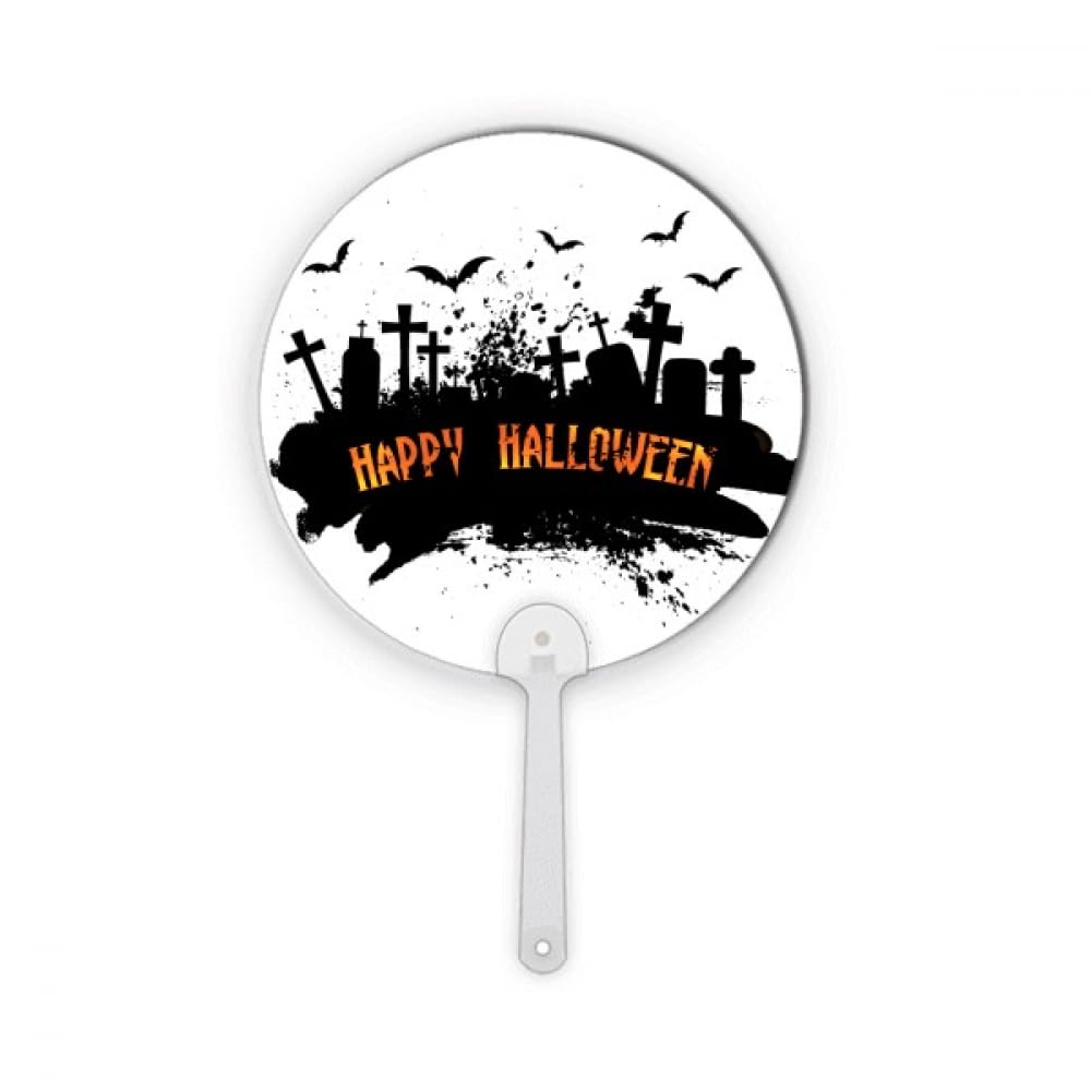 Décoration Horror Night Cimetière Halloween rond plastique