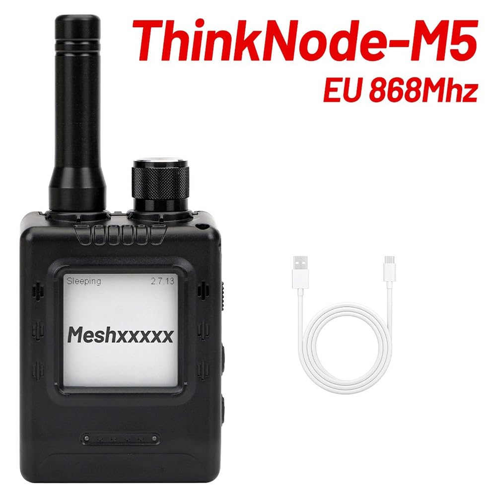 Transceptor de Señal Lora Meshtastic Think Node M5 - con Pantalla EPD de 1.54 Pulgadas y Función GPS Meshtastic 868MHZ.