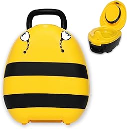 My Carry Potty - Travel Potty Award Winning Portable Toilet Seat Cover for Kids - Take Anywhere (Bumble Bee)