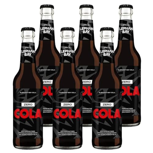 Elephant Bay Cola Zero – 6 x 0,33L | Zuckerfreie Premium-Cola im stylischen Design inkl. Pfand MEHRWEG